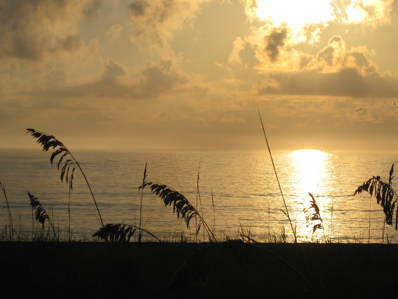 Sunrise over the Atlantic Ocean in Saint Lucie County, FL